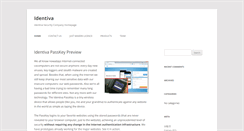 Desktop Screenshot of identivasecurity.com